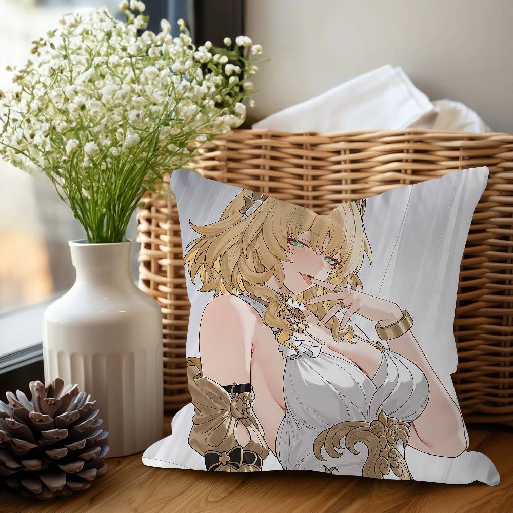 Anime Honkai Star Rail A-AglaeaS Pillow Cushion Cover Pillowcase Living Room Sofa Home Decor Customized