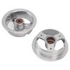 3.50 4 Rear Wheel Rim with 600RS Bearing 4 Inch Aluminum Alloy High Torsion Proof Sturdy for Electric Scooter Tiller