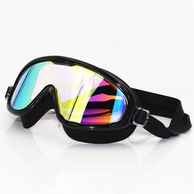 Big Frame Professional Swimming Waterproof Soft Silicone Glasses Swim Eyewear Anti-Fog UV Men Women Goggles for Men Women
