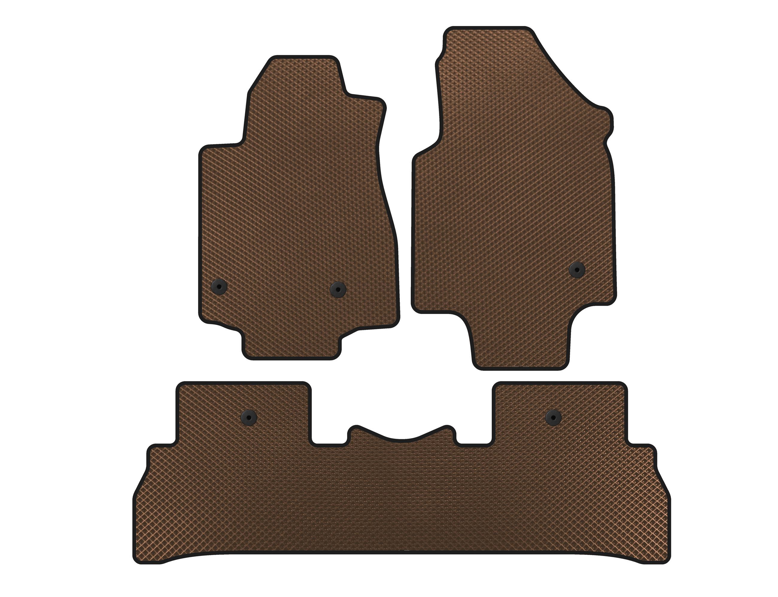 

EVA mats (2008-2012, 7-seater, Brown) for Honda Pilot