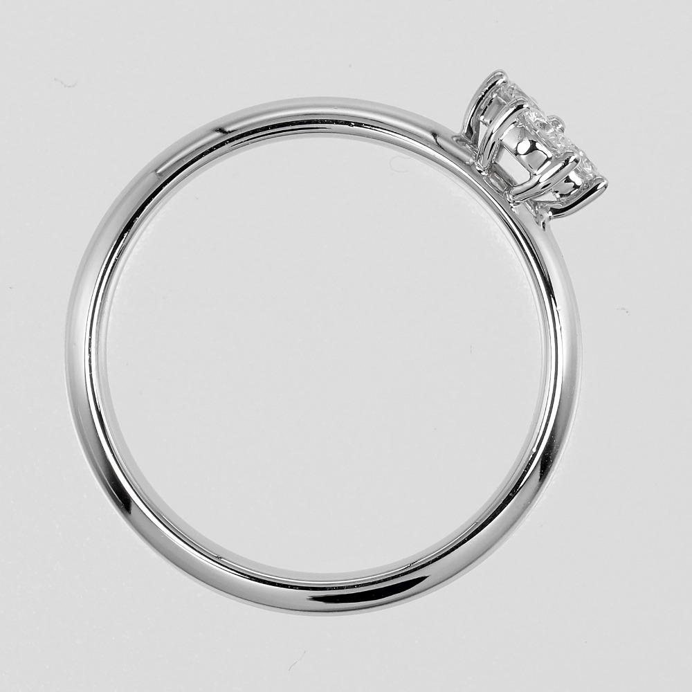 TIFFANY&Co. Aria Ring Pt950Platinum/diamond #4.5(US Size) 3.7g Women Used