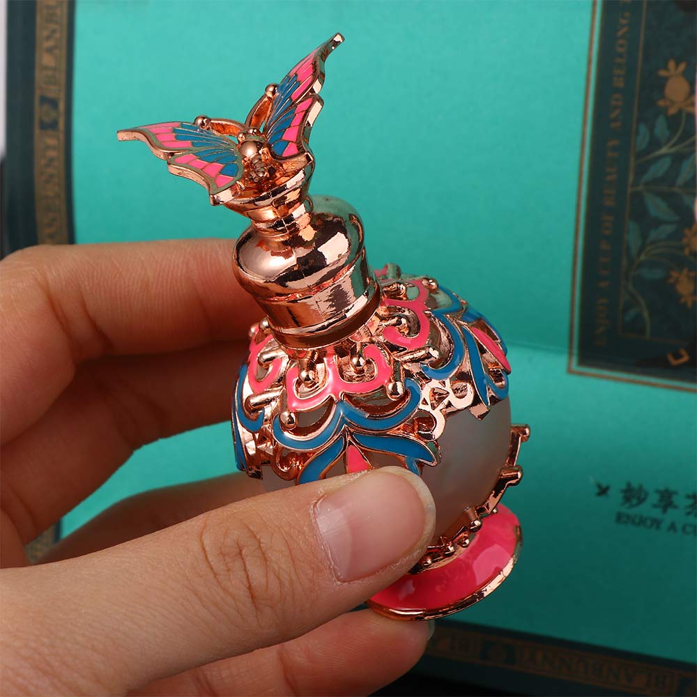 Women Empty Cosmetics Container Oils Dropper Bottle Essential Oil Bottle Butterfly Perfume Bottle