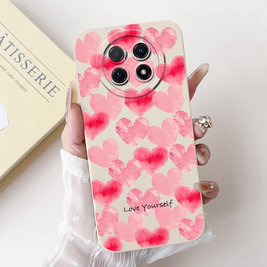 Für Realme 12 12Plus 12X Hülle Neue Blume Gedruckt Schutz Hülle Weicher Silikon Stoßfänger für Realme12 12 X 12 Plus Couqe