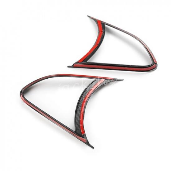 Carbon Fiber Dashboard Air Vent Cover Trims For -2024 Mazda 3 Accessories