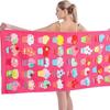 Cartoon Fruit Beach Swimming Towel Cute Dog Puppy Fast-absorbent Microfiber Quick-dry Gym Bath Towels Bathroom Toalla De Playa