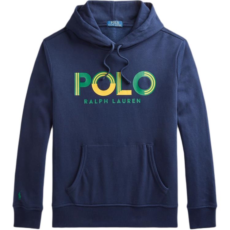 Polo Ralph Lauren Bedrucktes Muster Kapuzenpullover mit Kordelzug Langarm Sweatshirt Herren Sweatshirt MNPOKNI16821938-410