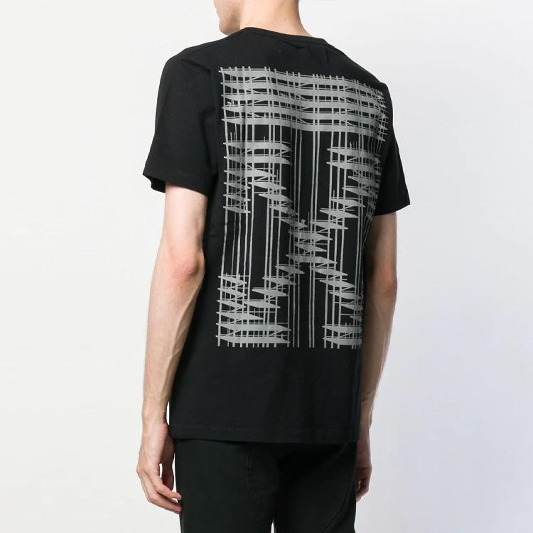 Off-White Industrial Short Sleeve Mens Logo Normal Fit Men's OMAA027E191850041091