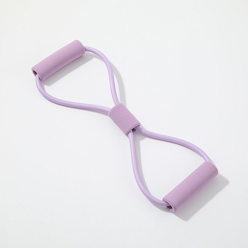 

Йога 8-образный эспандер с открытой спиной, тонкие плечи, эластичная веревка, тонкая спина, домашнее фитнес-оборудование, женский 8-образный эспандер, артефакт Purple