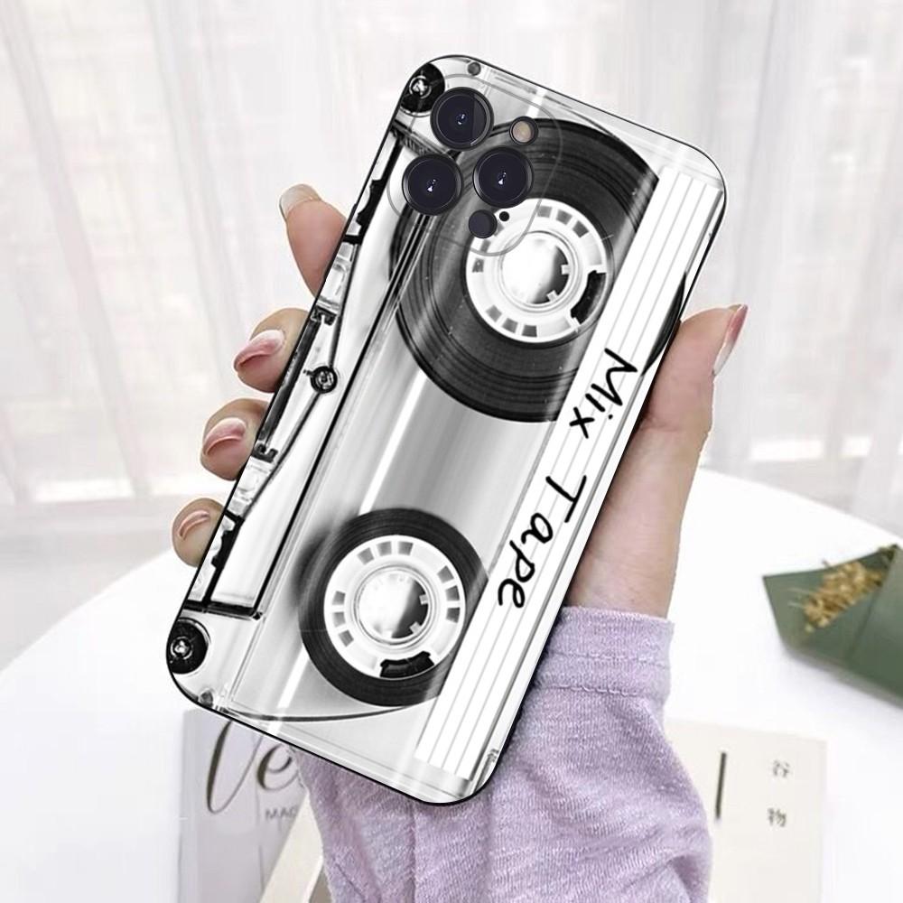 Vintage Cassette Tape Phone Case For IPhone 16 15 14 11 12 13 Mini Pro XS Max Cover 6 7 8 Plus X Funda Shell