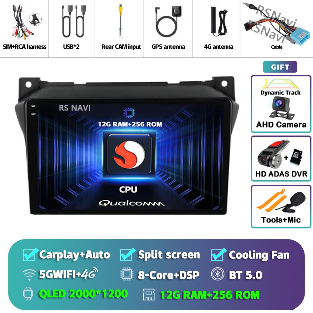 Android 14 Carplay Auto For Suzuki Alto 2009 - 2016 Car Radio Player Multimedia stereo AI Voice 360 Camera Navigation Video 2Din