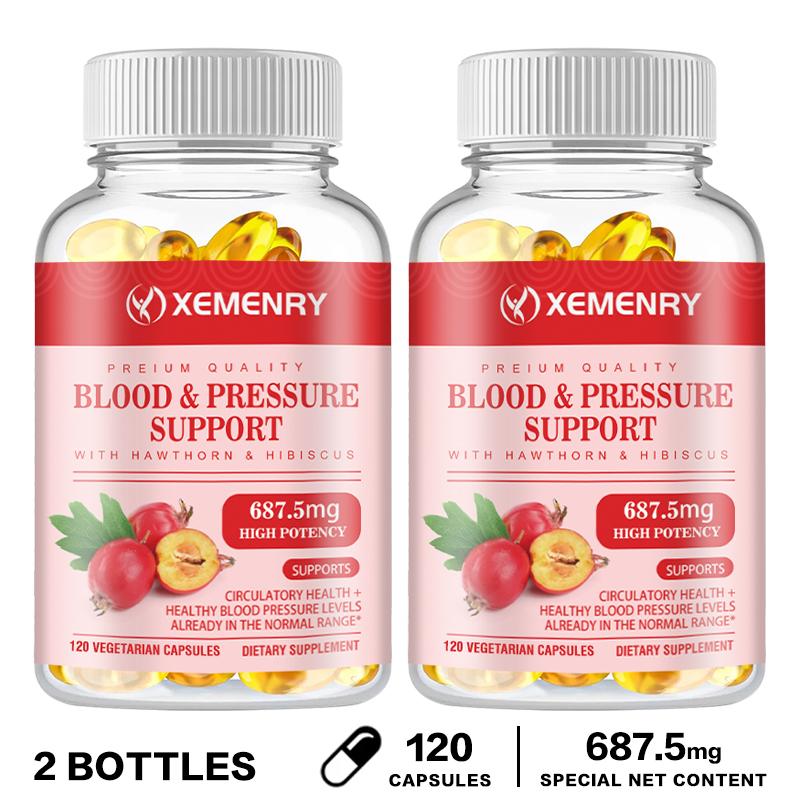 XEMENRY Hawthorn, Roselle, Garlic Extracts - Circulatory Health