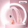 USB Rechargeable Leafless Kids Neck Fan – Safe, Portable Gift for Students