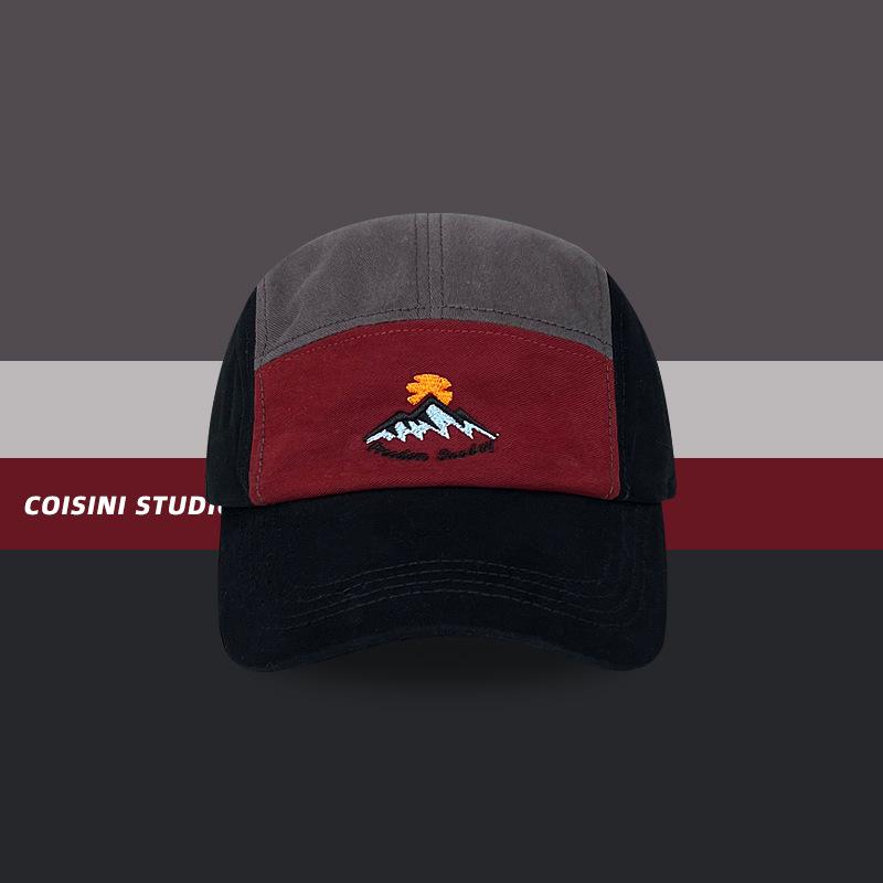 

Американська ретро-вулична бейсболка з п яти предметів жіноча літня літня сонцезахисна кепка з м яким верхом, що демонструє обличчя, маленька пара, чоловіча кепка adjustable (56-48cm)