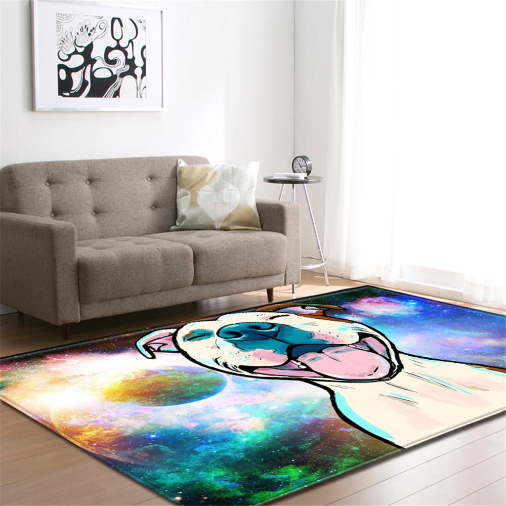 

Cute Pet Dogs Living Room Carpet Large 3D Shapi Carpets for Bedroom Kids Play Room Mats Memory Foam Anti-Slip Bathroom Mat 60x120cm