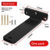 1 Set 6mm L-shape Partition Support Brackets Wall Mount Fixed Rack With Screw Heavy Duty Shelf Brackets Industrial Metal Bracket