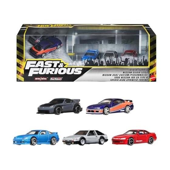 Hot Wheels Премиум Форсаж ТОКИЙСКИЙ ДРИФТ Машинка-игрушка, Мини-автомобили, 5 машинок, Для детей от 3 лет, Мульти JFL99