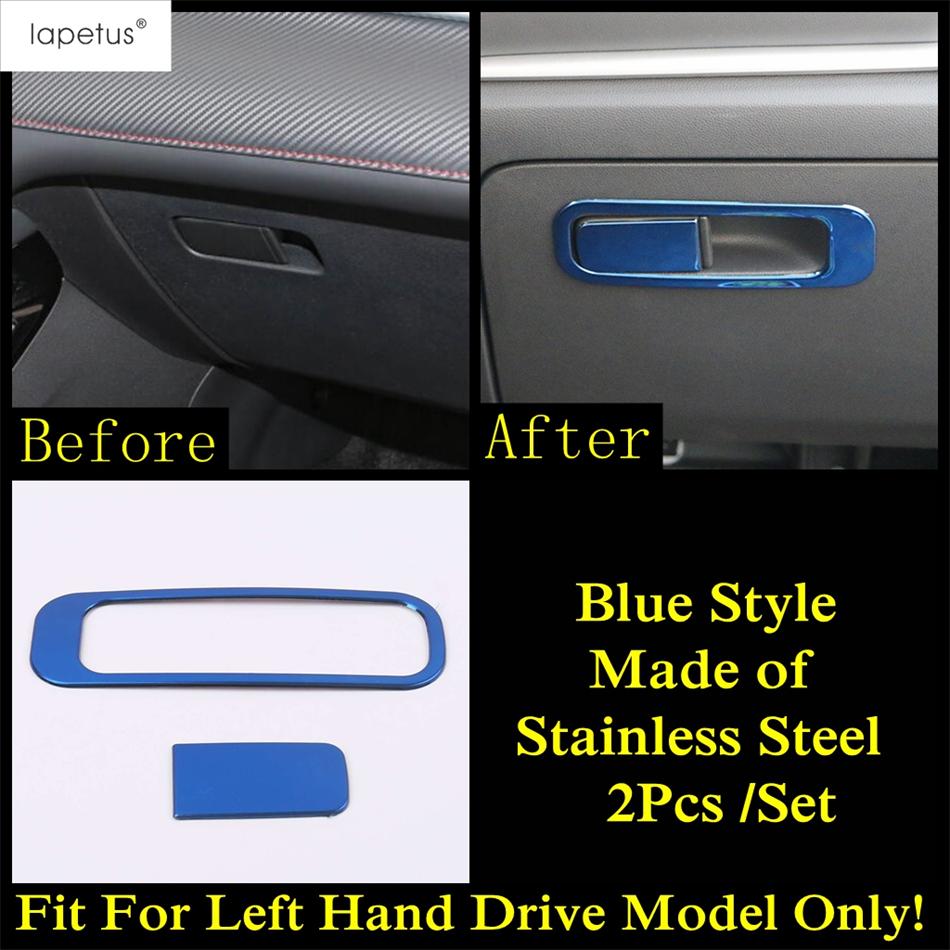 Rückspiegel-Taste / A-Säulen-Lüftungsgitter / Handschuhfachdeckel-Zierleiste Für MG ZS EV 2018 - Edelstahlzubehör Innenraum