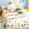 Luxury 100% Cotton Printed Summer Quilt Skin-Friendly Air Condition Blanket for Kids Adults Cartoon Soft Breathable Comforter