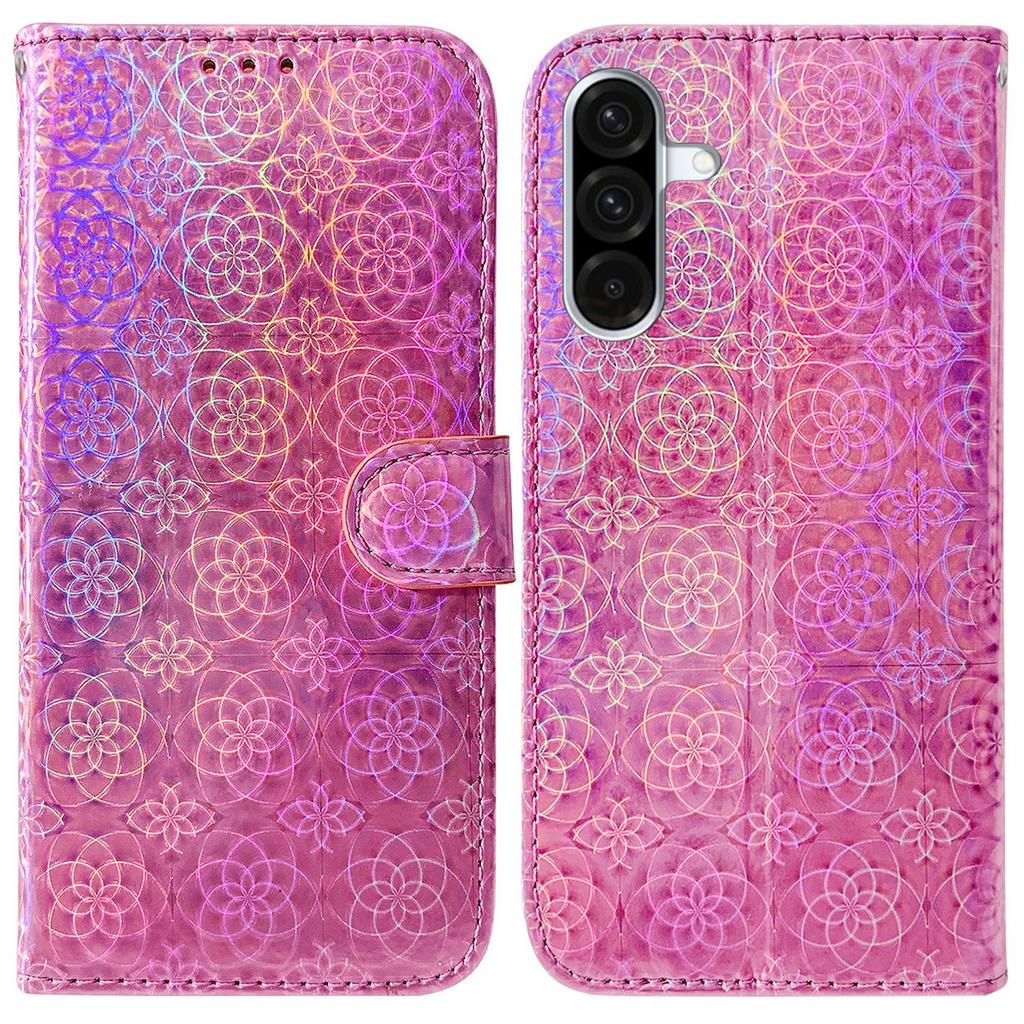 For Samsung Galaxy A56 5G/A36 5G Stand Case Dazzling Flower Leather Phone Cover