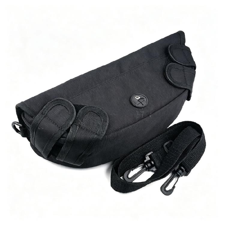 Phone Viewing Case Organizer for Motorcycle Handlebars, Lightweight Fabric Storage Bag for Delivery Couriers, Route Checks, and Accessible Small-Item