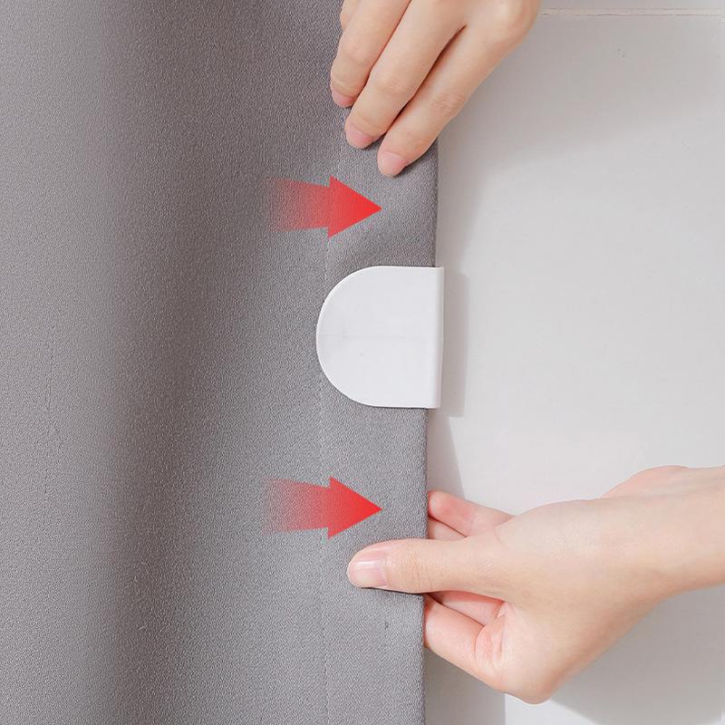 Stanzfreie Vorhanghaken-Clips im japanischen Stil – Starke Randhalter für Duschvorhänge