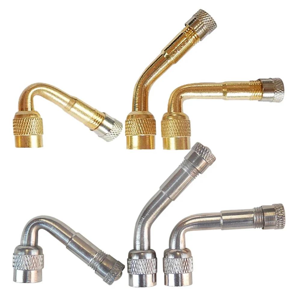 1/3PCS Car Tyre Valves Inflation Extension Tube 45/90/135 Degree Adapter Motorcycle Bike Tyre Valve Connector Accessories