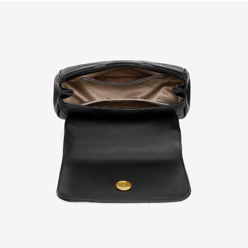 Pierre Cardin Quilted Genuine Leather Kelly Handbag