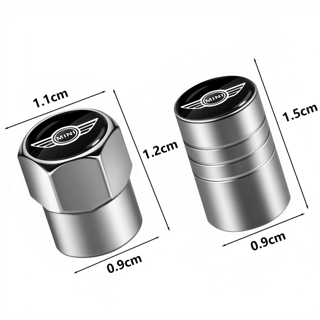 Car tire valve stem cap, valve nozzle valve cap For MINI JCW CLUBMAN COUNTRYMAN CLUBVAN VAN Vision Urbanaut COUPE