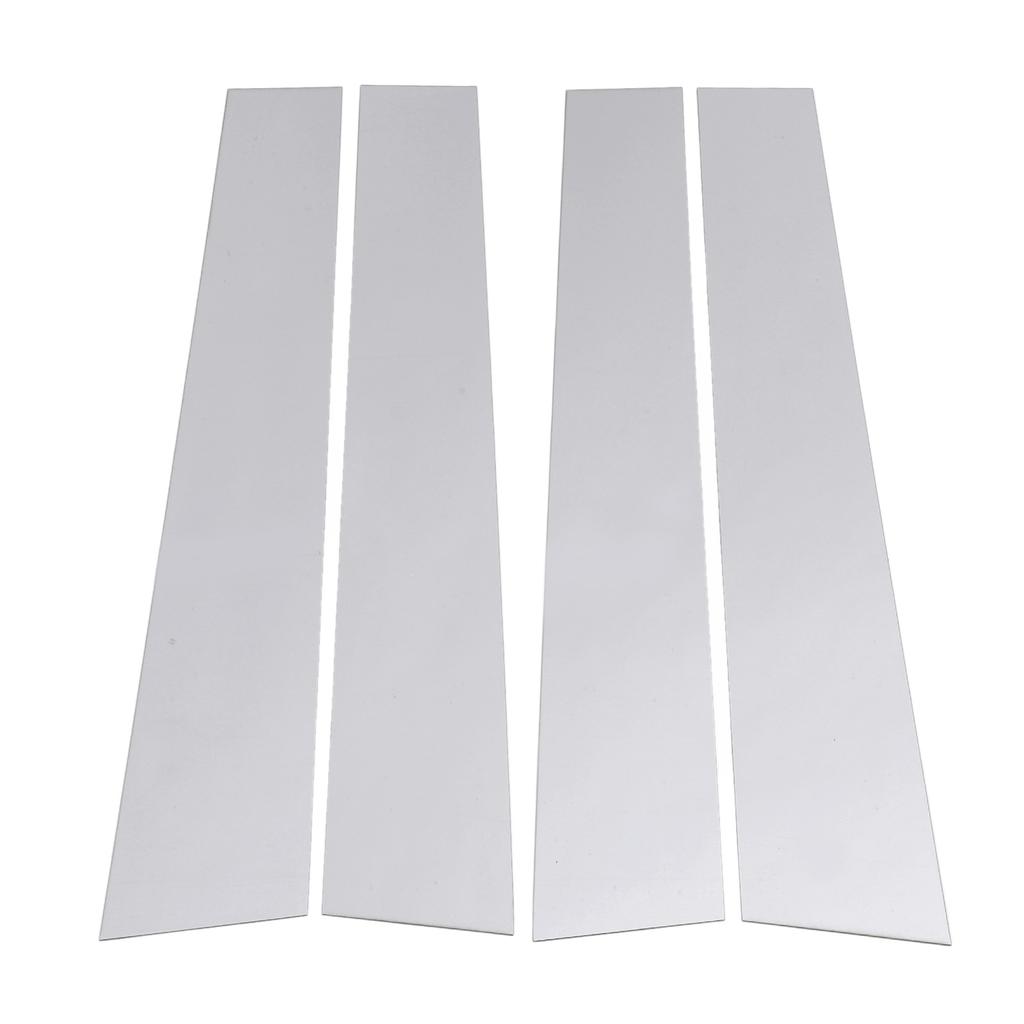 4 Stück Säulenverkleidung Spiegelnde Oberfläche Robust Einfach zu installieren Chrom Säulenverkleidung für