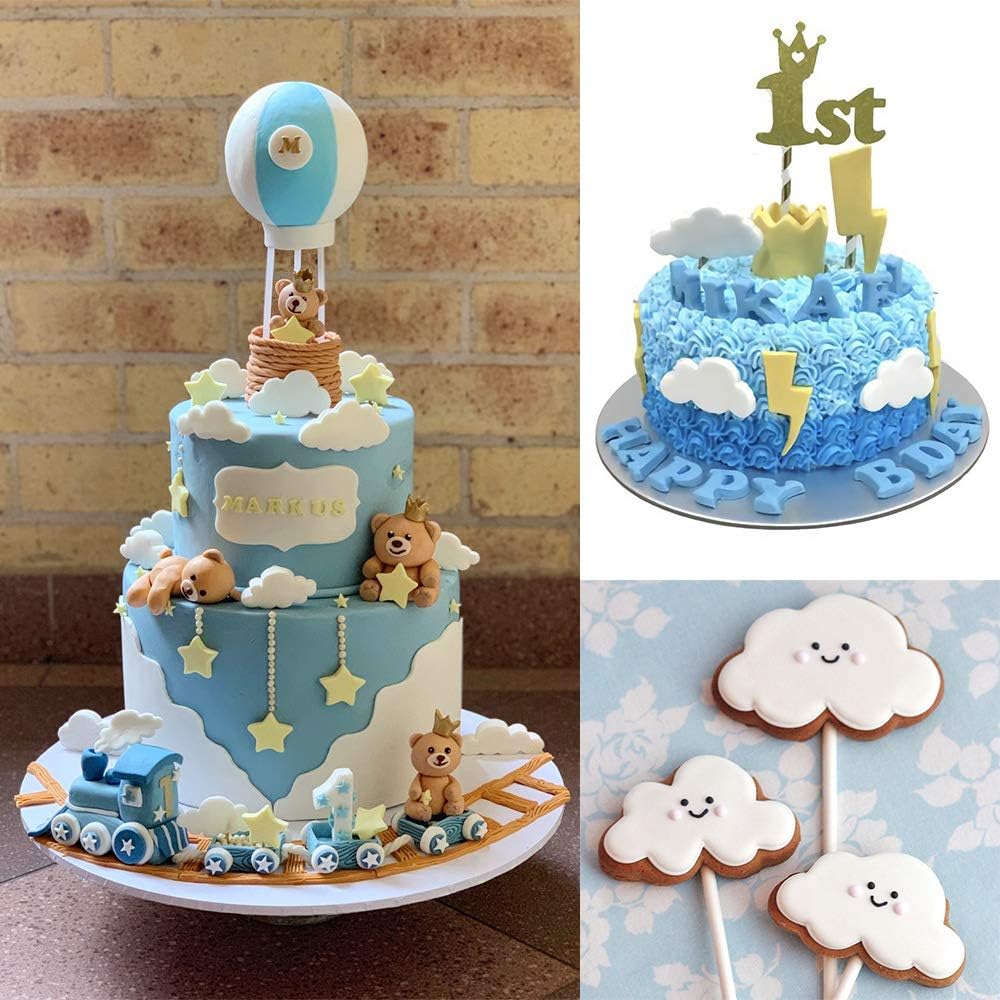Cloud Shape Cookies Cutter Plastic Fondant Biscuit Cutting Model Cute Cartoon Chocolates Sugarcraft Stamp Decoration Tool