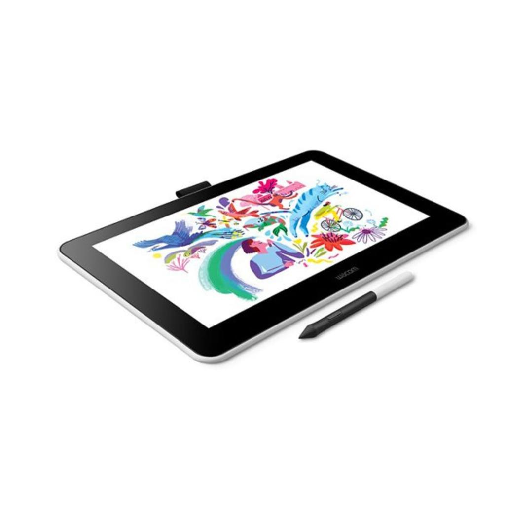 Generalüberholtes Wacom DTC133W0D LCD Pen Wacom One Weiß mit Garantie Tablet, 13, (13,3-Zoll), 180-Tage