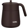 Thermos Vacuum Insulated Teapot Strainer 700ml Brown TTE-700 BW