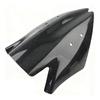 Motorcycle aftermarket tall windshield, dual bubble windscreen, air deflector, compatible with Kawasaki Z1000 2010-2013