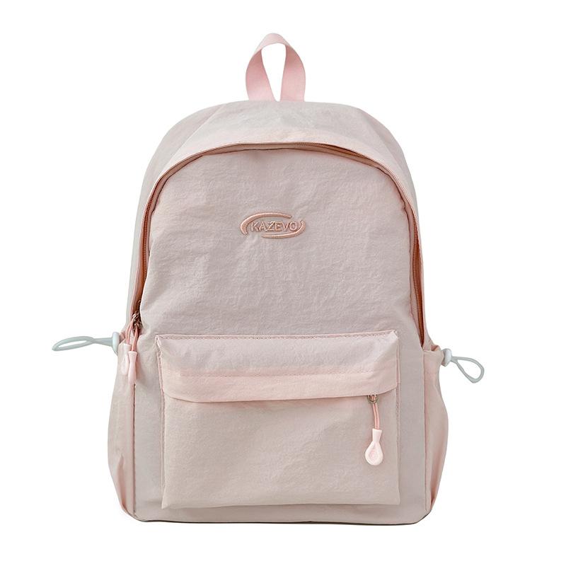 

Мінімалістичний Міський Корейська Версія Рюкзак Легкий Модний Необхідний Шкільний Small рожевий