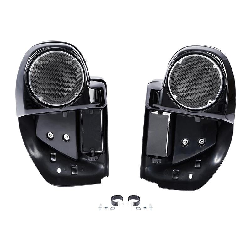 Motorcycle 6.5" Speaker Box Lower Vented Fairing Leg For Harley Touring Electra Glide Road King Street Glide 2014-2024