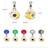 1Pcs LED Deep Drop Fishing Attraction Lure Underwater Eye Shape Fishing Squid Bait Fish Lure Light Flashing Lamps Pesca Lure