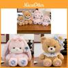 Plush Bear Toy For Kids Soft Short Plush Animal Gift For Birthday Present
