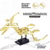Dinosaur Skeleton Building Blocks Arrangement Model Building Blocks Intellectual Assembly Diy Small Particle Children'S Toys