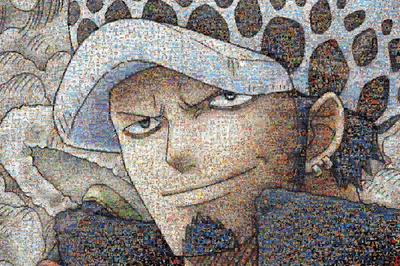 One Piece Jigsaw Puzzle 1000 Pieces Mosaic Art Tra