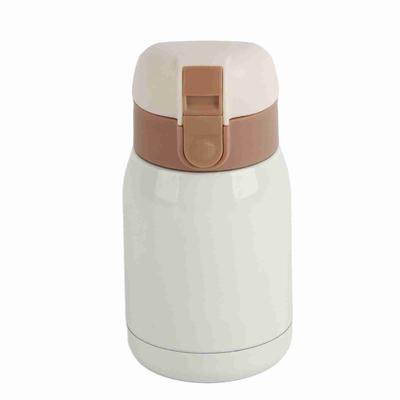 Copo Mini de Aço Inoxidável de 200ML de Parede Dupla Isolado a Vácuo Garrafa Térmica para Água Caneca de Escritório