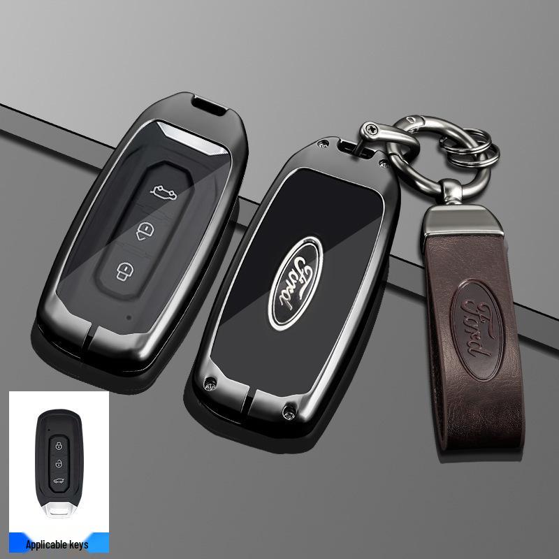Premium Metal Protective Key Case for Ford Mondeo - Unisex Design