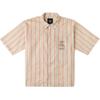 Stripe Short Sleeve Shirt Orange Tan Men VN000GTKCW9