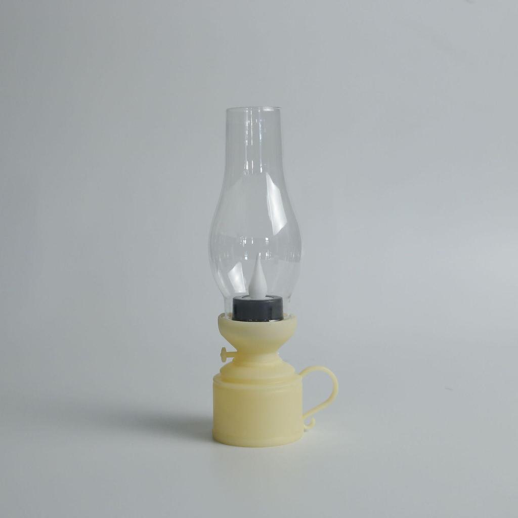 Vintage LED Candle Lamp: Retro Kerosene Design for Home Decor and Cozy Ambiance