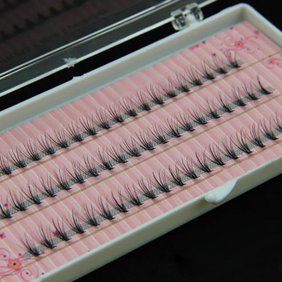 Professional 60 Clusters Eye Lashes Grafting Fake False Eyelashes Natural Makeup