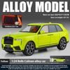 1/24 Rolls-Cullinan Alloy Car Model, with Starry Sky Roof Simulation SUV Boy Toy Car Off-road Vehicle Collection Ornament Gift