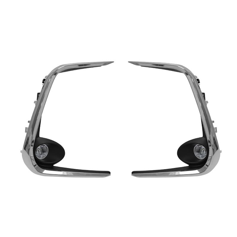 Lumini de zi LED Lampă de ceață DRL pentru Toyota Corolla Sedan Fire Comutator Releu Impermeabil Ornament Cromat