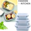 Silicone Folding Bento Box 1/3Pc Collapsible Portable Lunch Box for Food Dinnerware Food Container Bowl Lunchbox Tableware