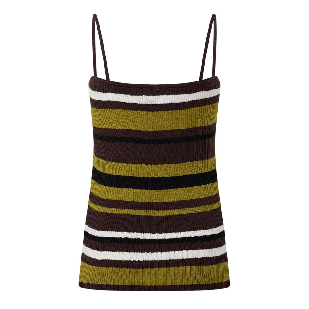 I Saw It First Womens/Ladies Stripe Knitted Slim Tank Top