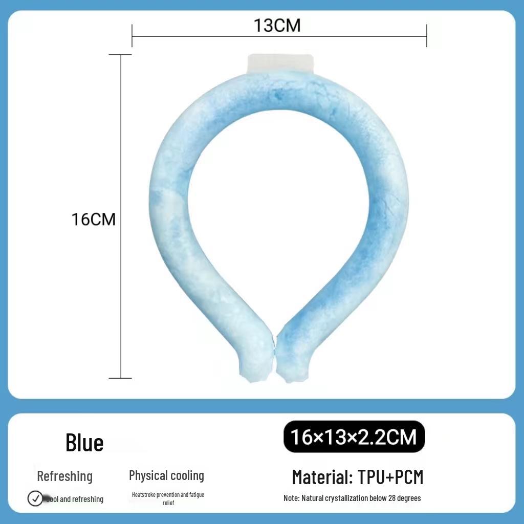 Summer Cooling Ice Neck Ring Choker - Heat Relief and Cool Comfort
