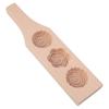 Mondkuchenform Chinesisches Traditionelles Mittherbstfest Mondkuchenform 2 Blütenform Holz Handgefertigte Form Top-Verkauf